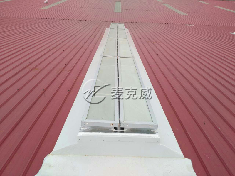 林肯万峰林电梯制造基地—贵州一字型电动采光排烟天窗